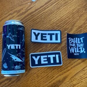 Yeti Stash Can & 3 Yeti Stickers